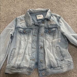 Mudd Blue Jean Jacket Classic Denim size large